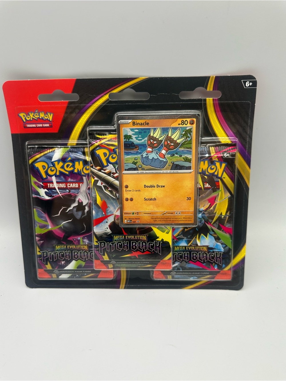 3pk Trading Card Game: Binacle Booster Pack Bundle - Black/Yellow